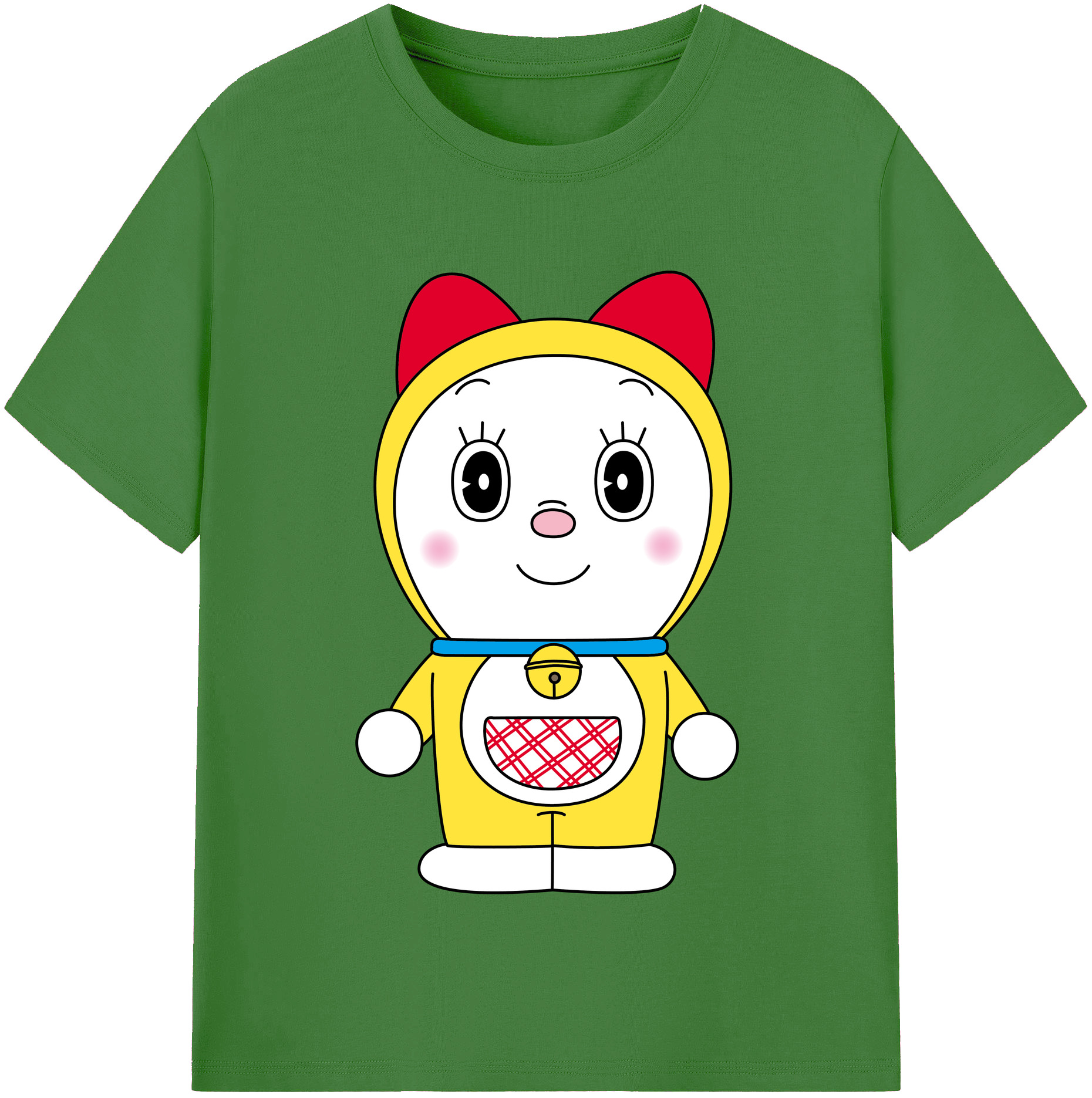 （画像用） ドラえもん ドラミ Doraemon Dorami レディースカジュアルプリントTシャツ（綿100％）